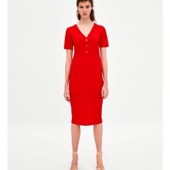 ZARA Sweater Dress - Picture 1 of 7